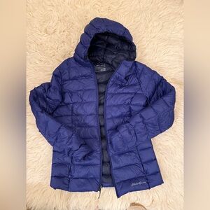 Eddie Bauer Slim Puffer Coat - Size Medium Tall Womens